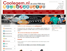 Tablet Screenshot of coolegem.nl